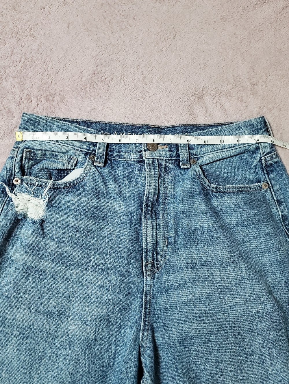 American Eagle Size 8 High-Waisted Relaxed Mom Jean - Picture 11 of 13